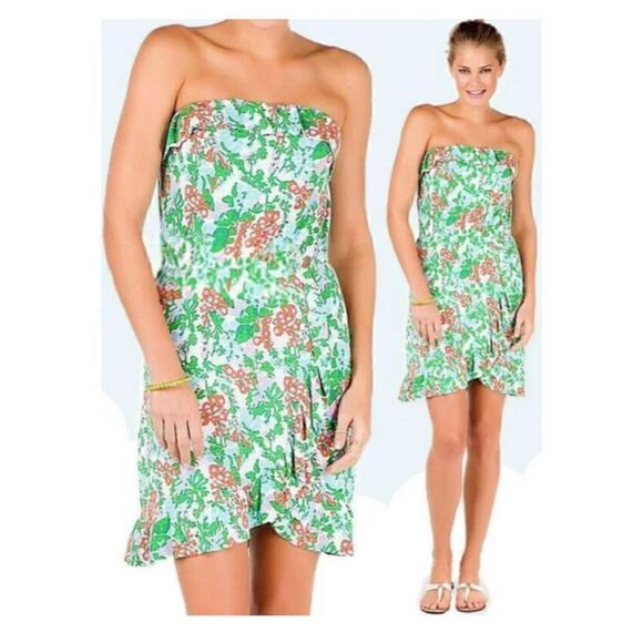 LILLY PULITZER Flor Bee In Your Bonnet Dress Small - Picture 1 of 9